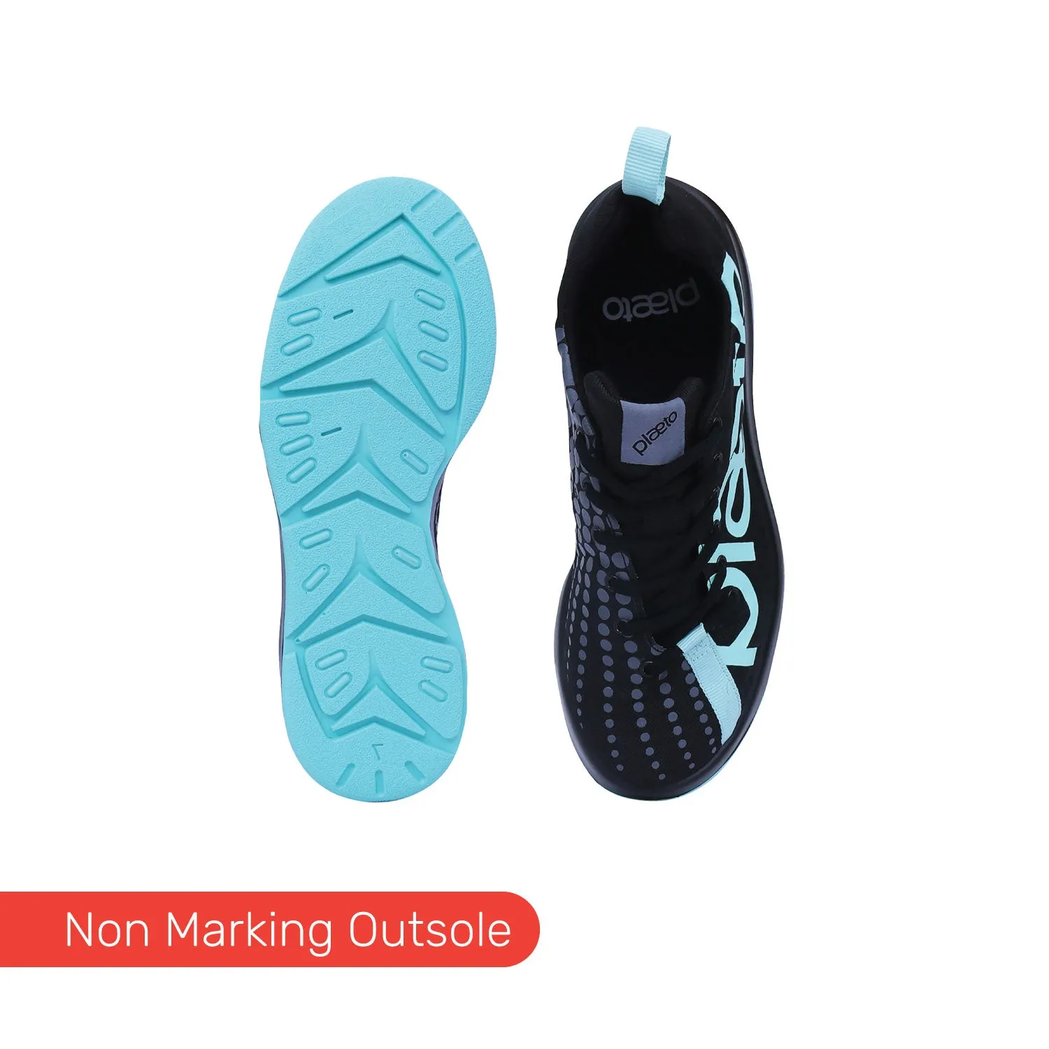 Slam Men's Sports Shoes - Black / Mint