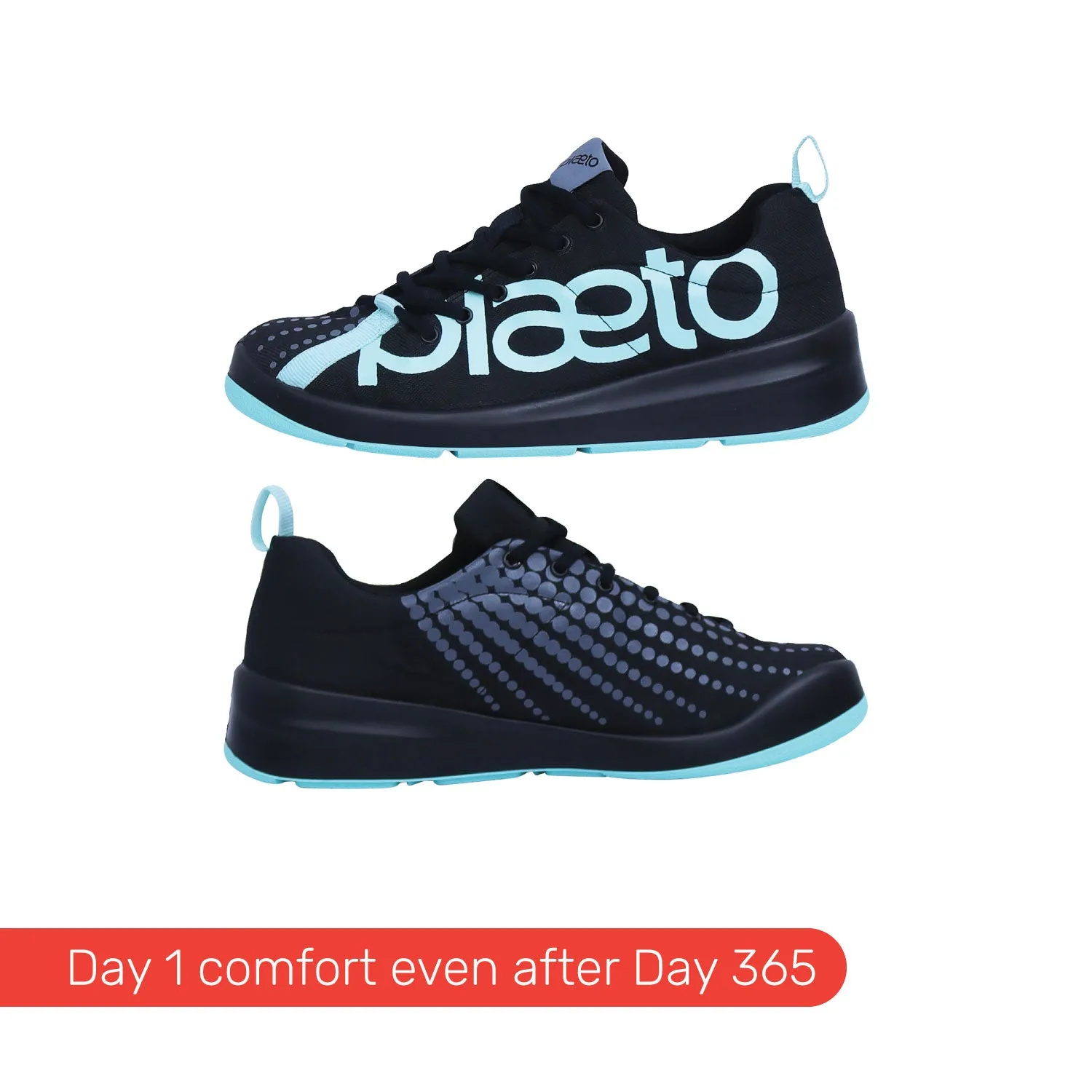 Slam Men's Sports Shoes - Black / Mint