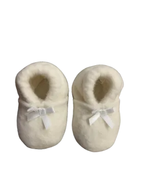 Snuggly Baby Booties - Natural