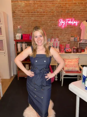 Summer Denim Overall Dress