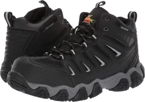 Thorogood Men's Crosstrex Series Mid Cut Waterproof, Composite Toe Hiker Boot, Black/Grey - 6.5 Wide