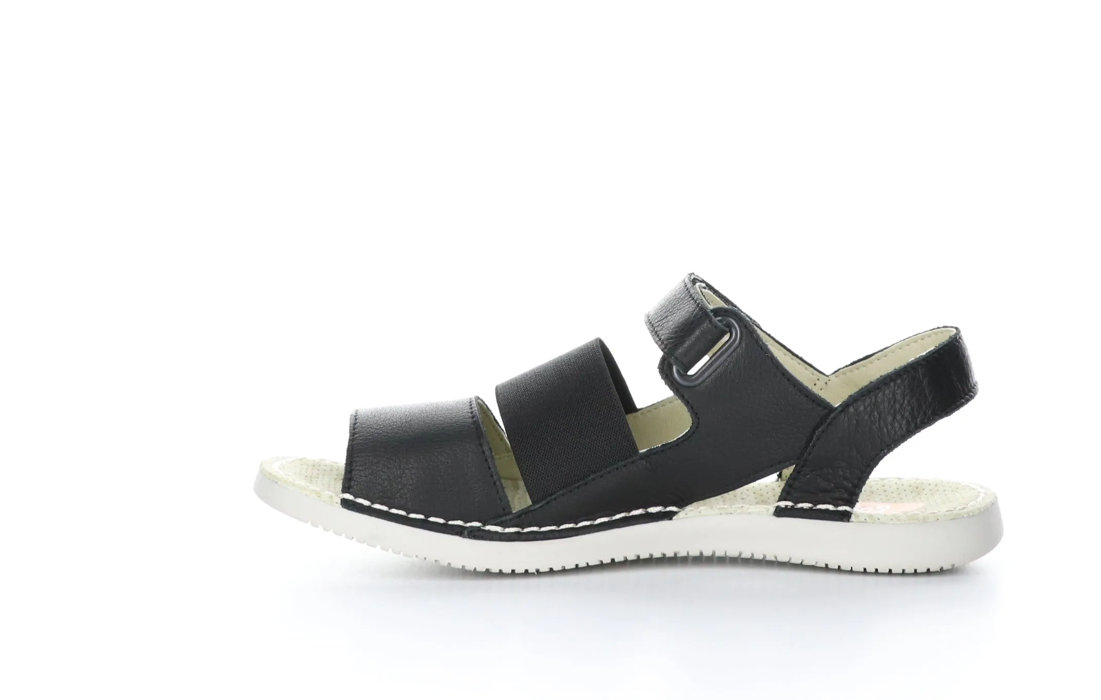 TIAN636SOF Black Velcro Sandals