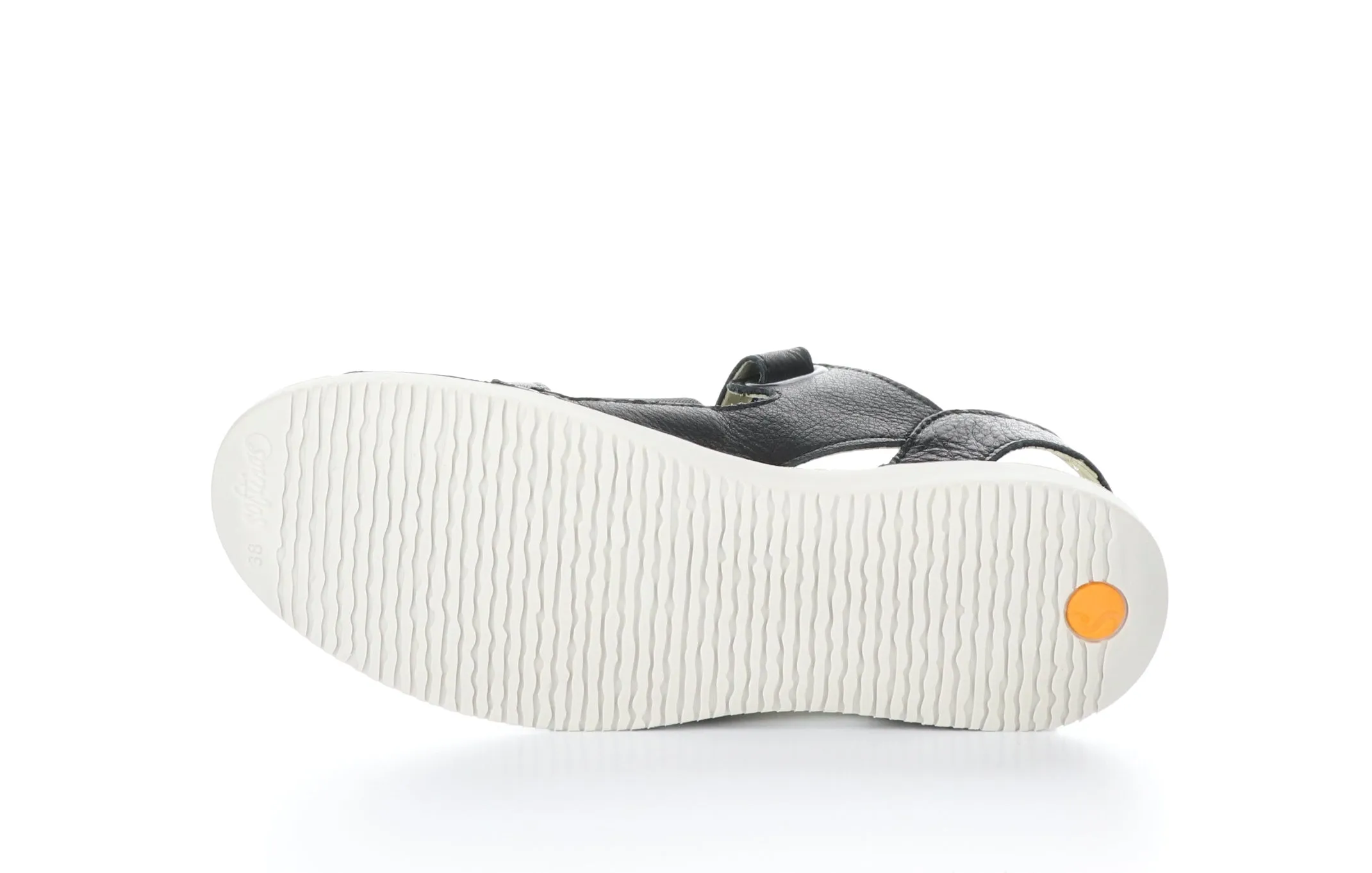 TIAN636SOF Black Velcro Sandals