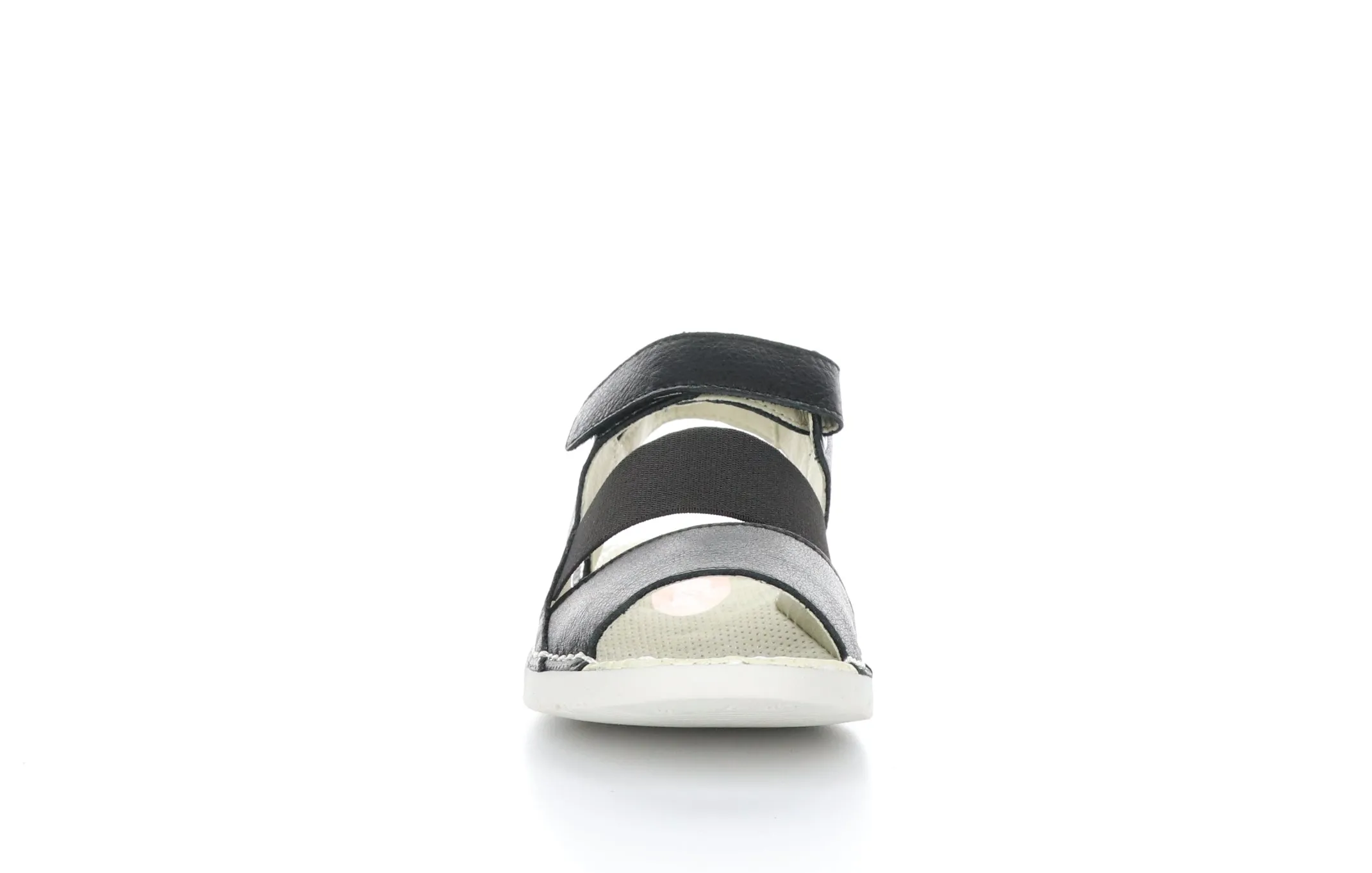 TIAN636SOF Black Velcro Sandals