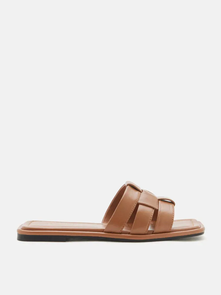 Trisha Weaved Mule Sandals