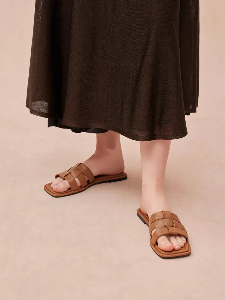 Trisha Weaved Mule Sandals
