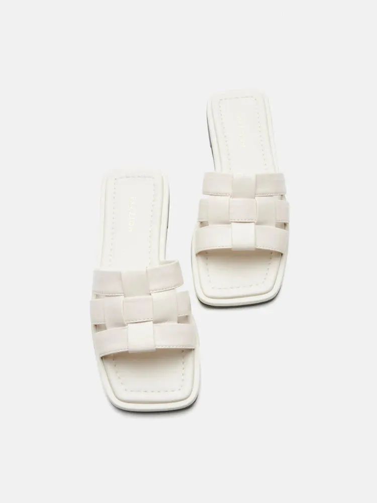 Trisha Weaved Mule Sandals