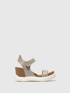 Velcro Sandals GOGO967FLY SILVER