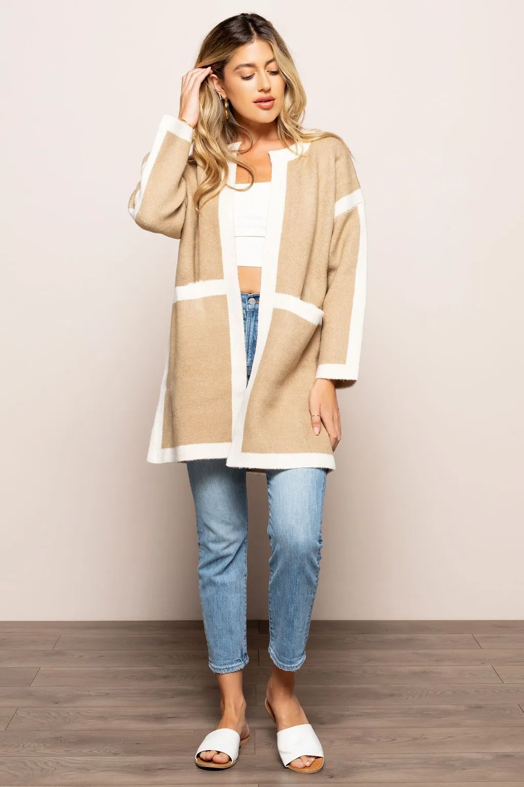 Warm Me Up Sweater in Tan
