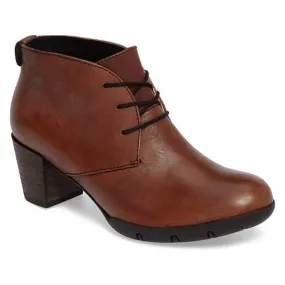 Wolky Bighorn Cognac Vegi Leather Bootie (Women's)
