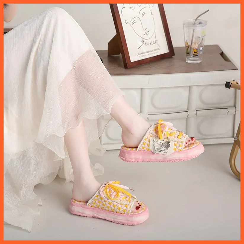 Women Summer Colorful Slippers | Cool Flip Flops Street Sandals