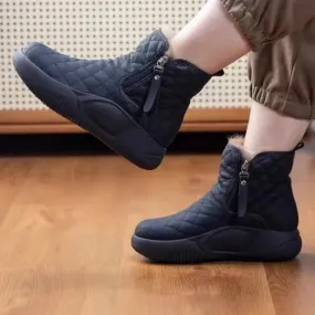 Women Thick Bottom Side Chain Warm Comfortable Snow Boots