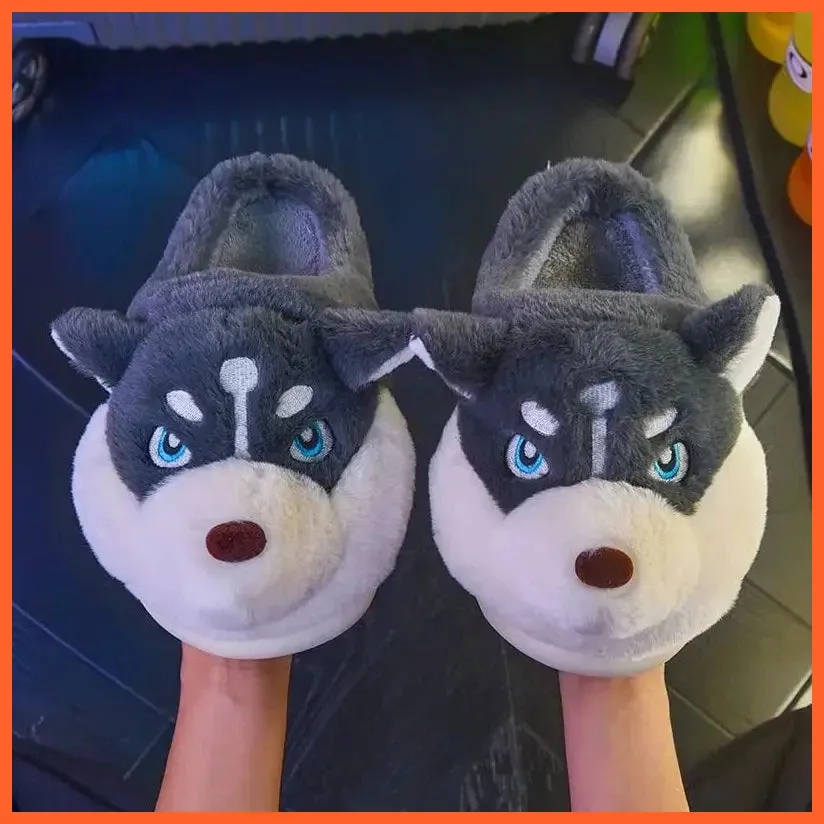 Women Winter Warm Cotton Slippers  | Plush Lining Indoor Couple Home Slipper