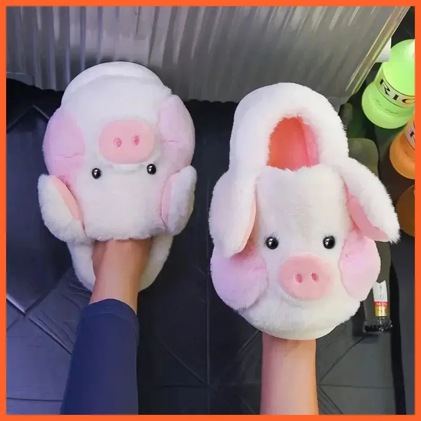 Women Winter Warm Cotton Slippers  | Plush Lining Indoor Couple Home Slipper