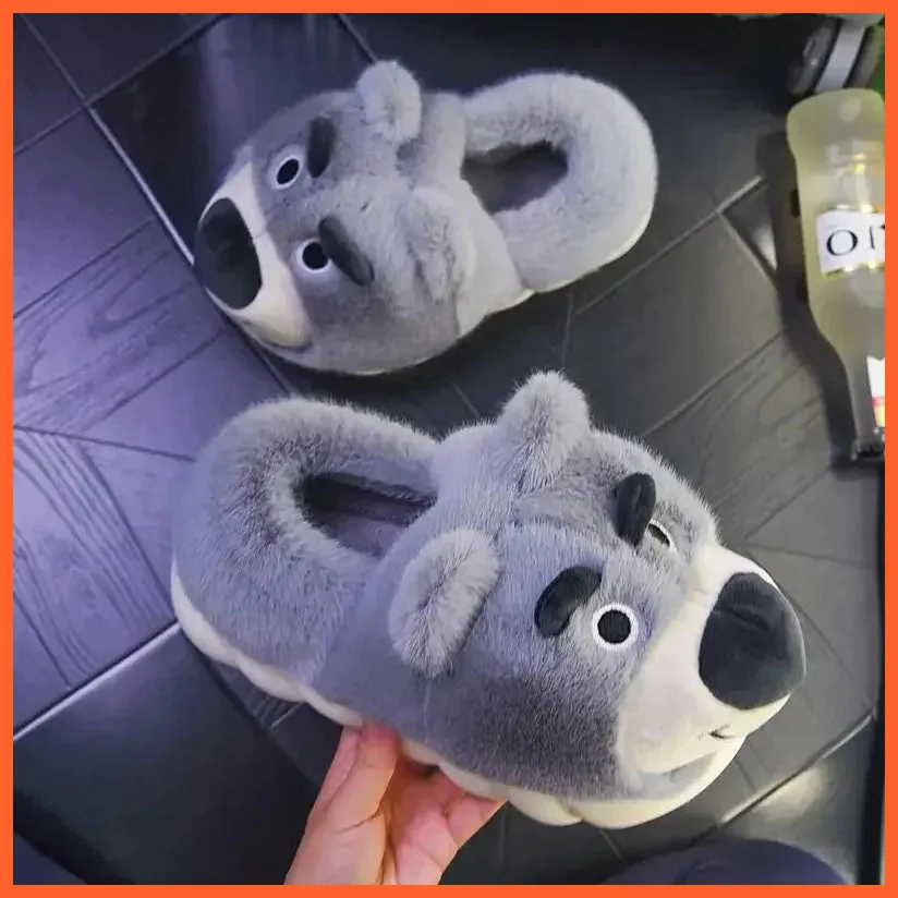 Women Winter Warm Cotton Slippers  | Plush Lining Indoor Couple Home Slipper
