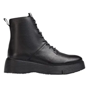 Wonders Platform Ankle Boots - A-9350 - Black
