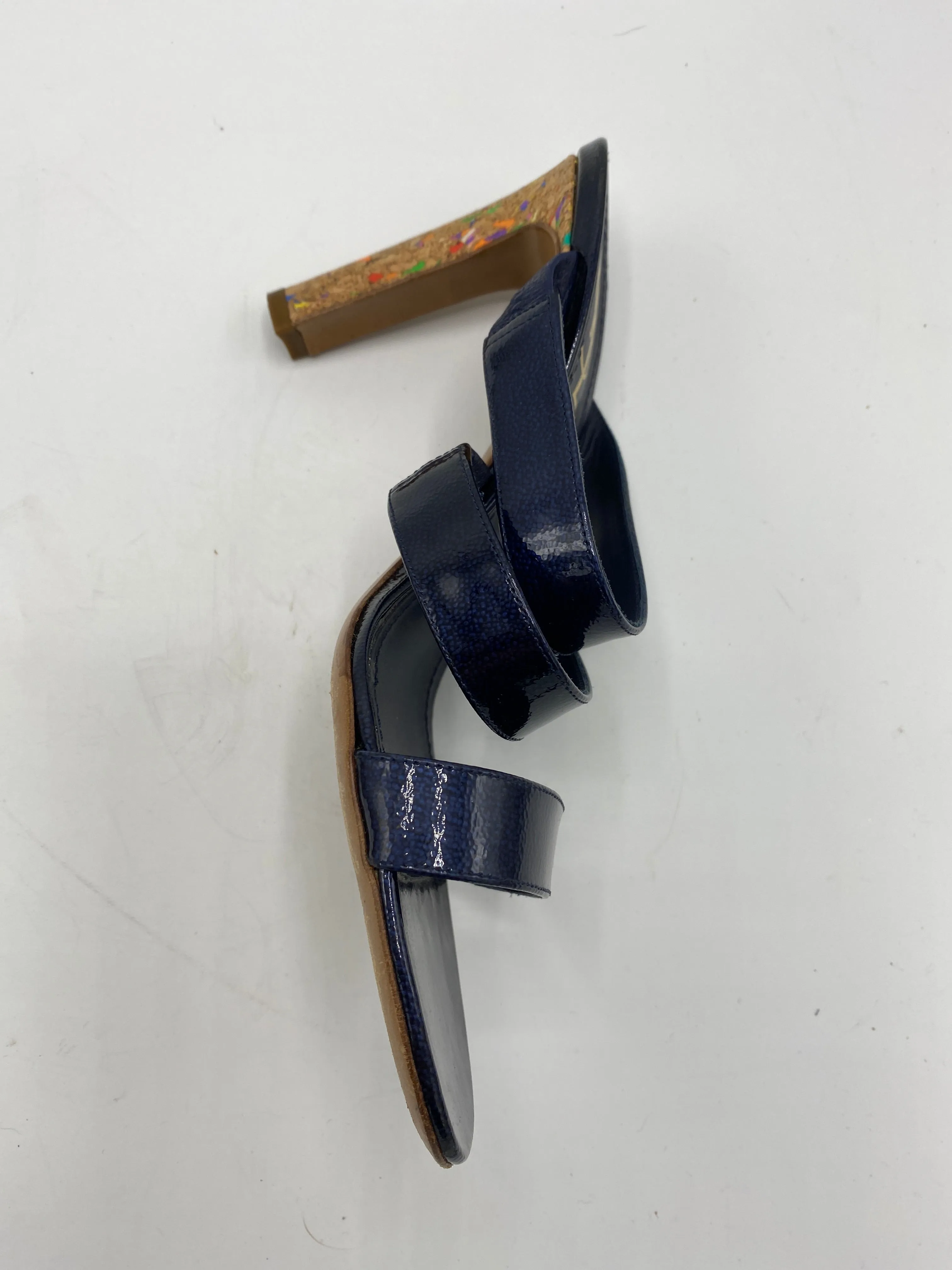 Yves Saint Laurent Multicolor Cork Sandals